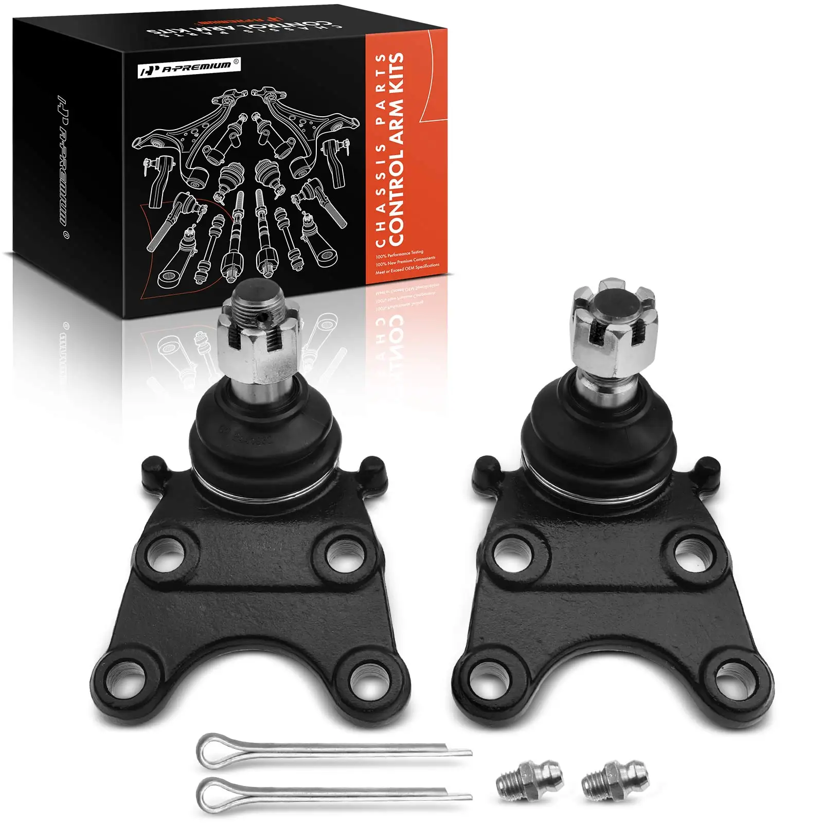 A-Premium 2x Front Lower Ball Joint Set for Honda Passport 1994-2002 Isuzu Amigo 1989-1994 Axiom 2002-2004 Rodeo 1991-2004