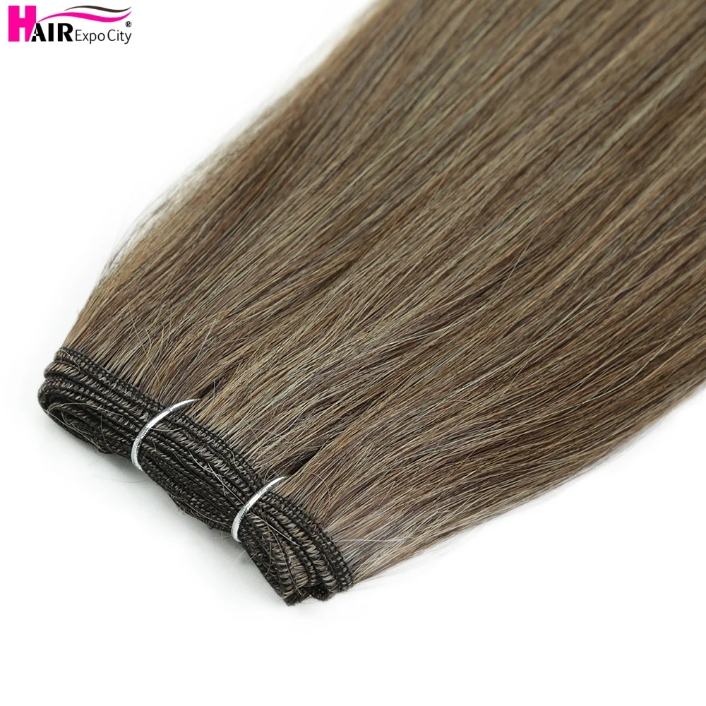 Bone Straight Synthetic Hair Bundles Ombre Blonde Hair Weft Super Long 26 Inch Straight Hair Weave Extensions