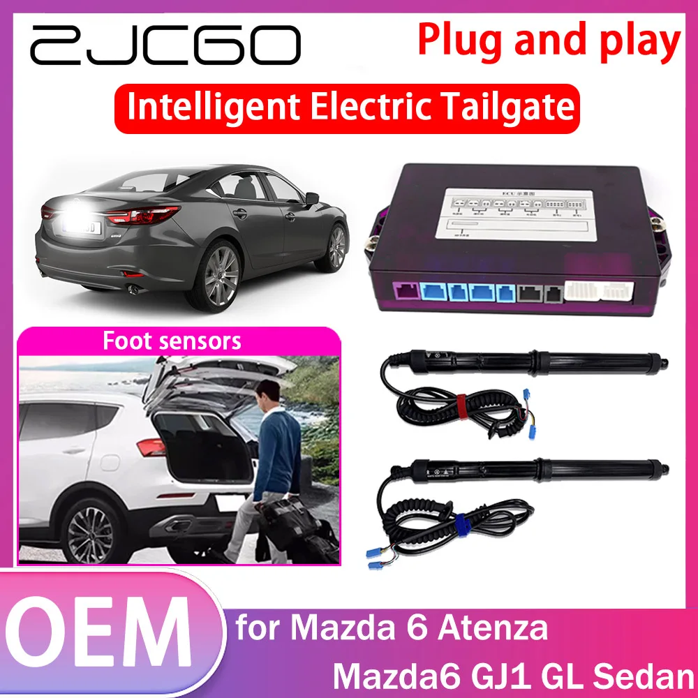 

ZJCGO Electric Tailgate Lift Drive Trunk Opening Tail Gate Lift Soft Close Car Door for Mazda 6 Atenza Mazda6 GJ1 GL Sedan