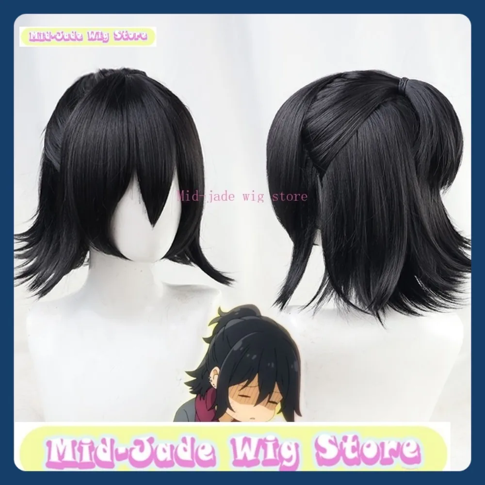 منتصف اليشم متجر شعر مستعار Horimiya Miyamura Izumi شعر مستعار تأثيري أنيمي لعبة لعب الأدوار هالوين أداء الحفلات الشعر الاصطناعية #5