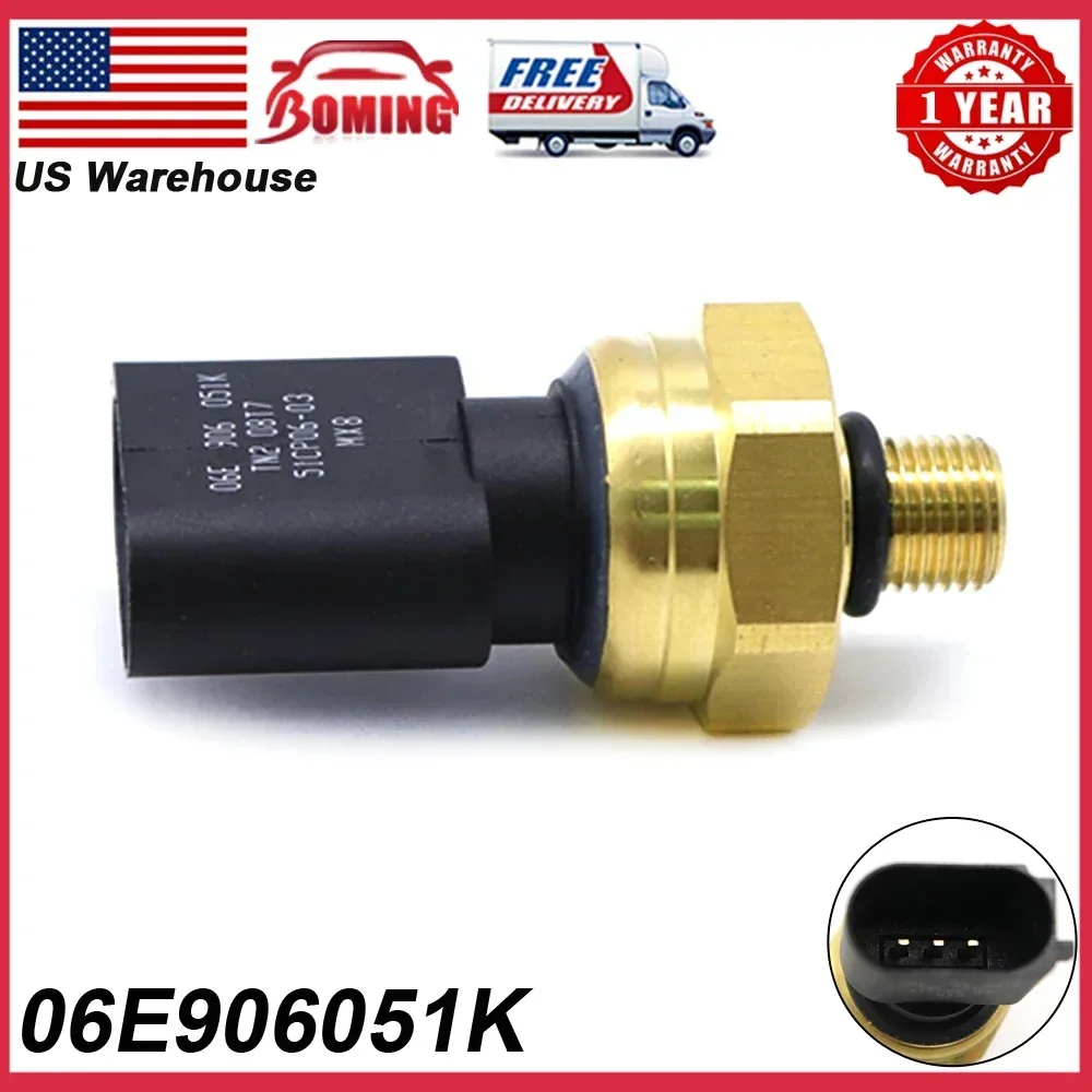 

Fuel Oil Pressure Sensor Regulator 06E906051K For Audi A3 A4 A5 A6 A7 A8 Q5 Q7 R8 RS4 RS5 S4 S5 S6 S8 SQ5 TT TTS 51CP06-03