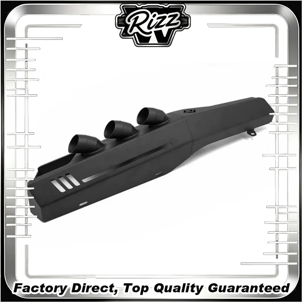 FOR BENDA LFC700 Full-wrapped mid and rear section heat insulation shield exhaust pipe, blackened modification parts to prevent