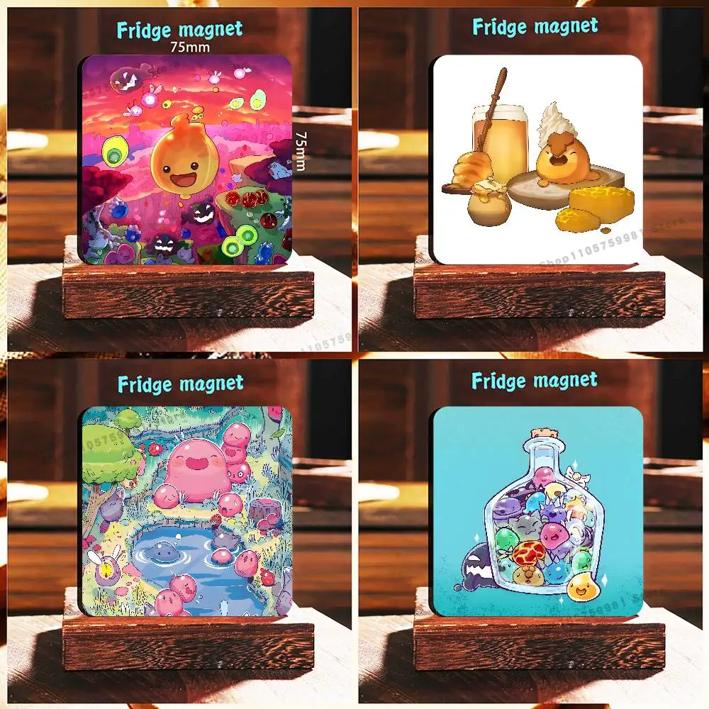 Cute N-Naughty Slime Rancher New PVC Fridge Magnet for Cartoon Refrigerator Decor For Child Magnetic Toy