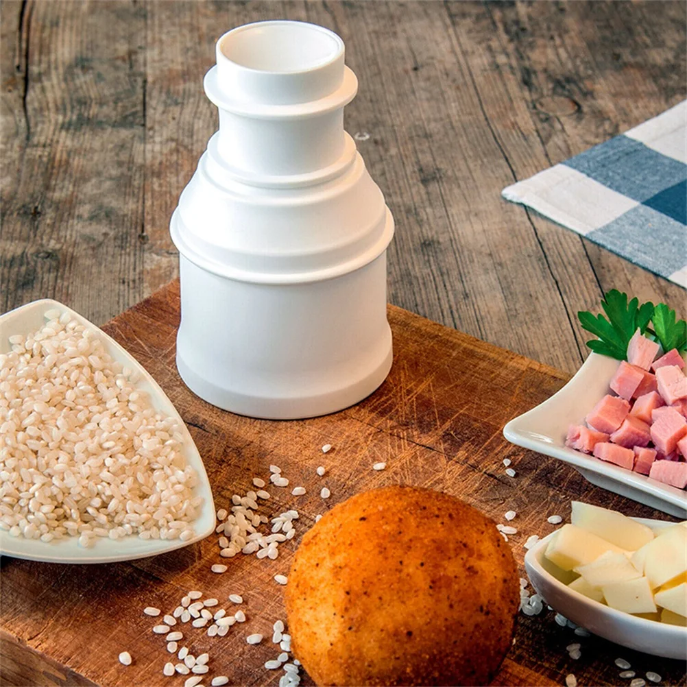 Molde para hacer bolas de arroz y carne, molde para bolas rellenas Onigiri, herramienta de cocina de fácil uso para bolas redondas perfectas, Bento casero, 1 ud.