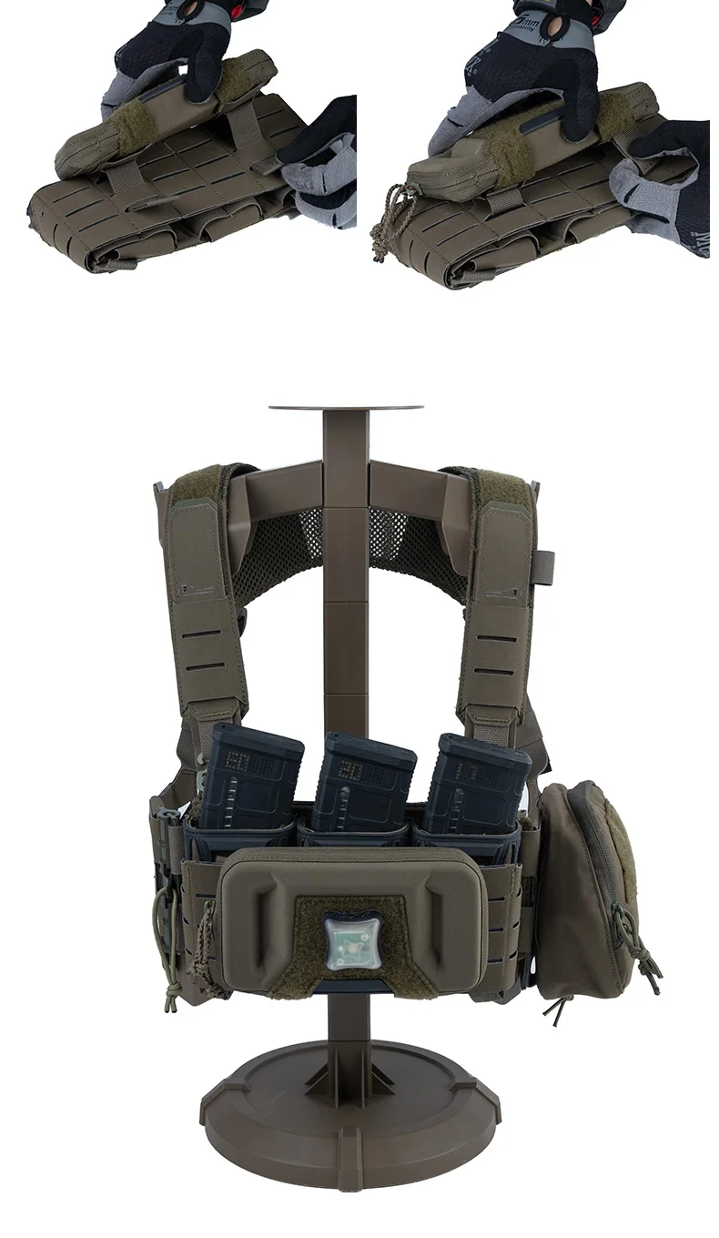 K-Type EUD/Handytasche Molle-Hülle Universelle Outdoor-Sport-Handy-Navigationsboard-Halterung Jagdwesten-Zubehör – Detail 9