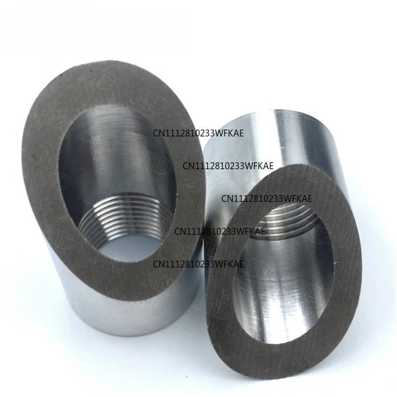 M18 * 1.5 auto parts 45 degrees oblique cut lengthened cylindrical nut iron, exhaust pipe welding