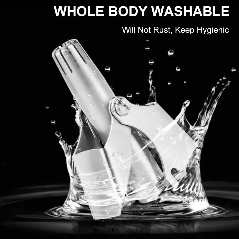 鼻毛除去トリマー男性用手動ステンレス鋼洗濯ポータブル鼻毛トリマー триммер для носа 鼻用トリマー