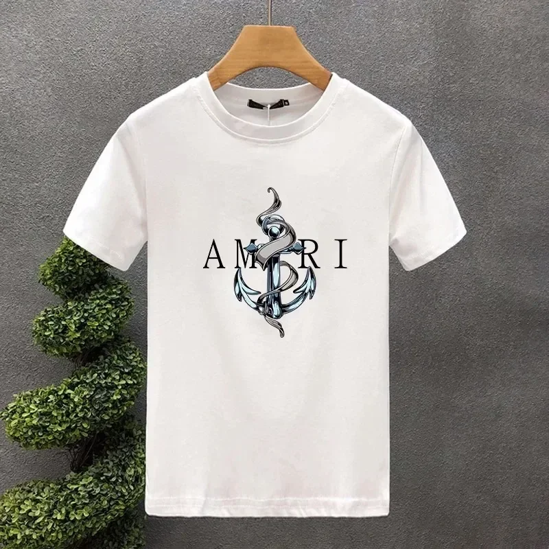 Korean Version Design Printing T-shir Women Luxury Brand 2024 Woman Best Quality Top Quality Loose Top Best Seller Tees S-4XL