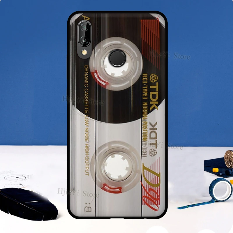 Retro Cassette Tape For Huawei P20 P40 P30 Pro Mate 20 Lite Nova 5T P Smart 2019 2021 Case For Honor 50 9X 8X