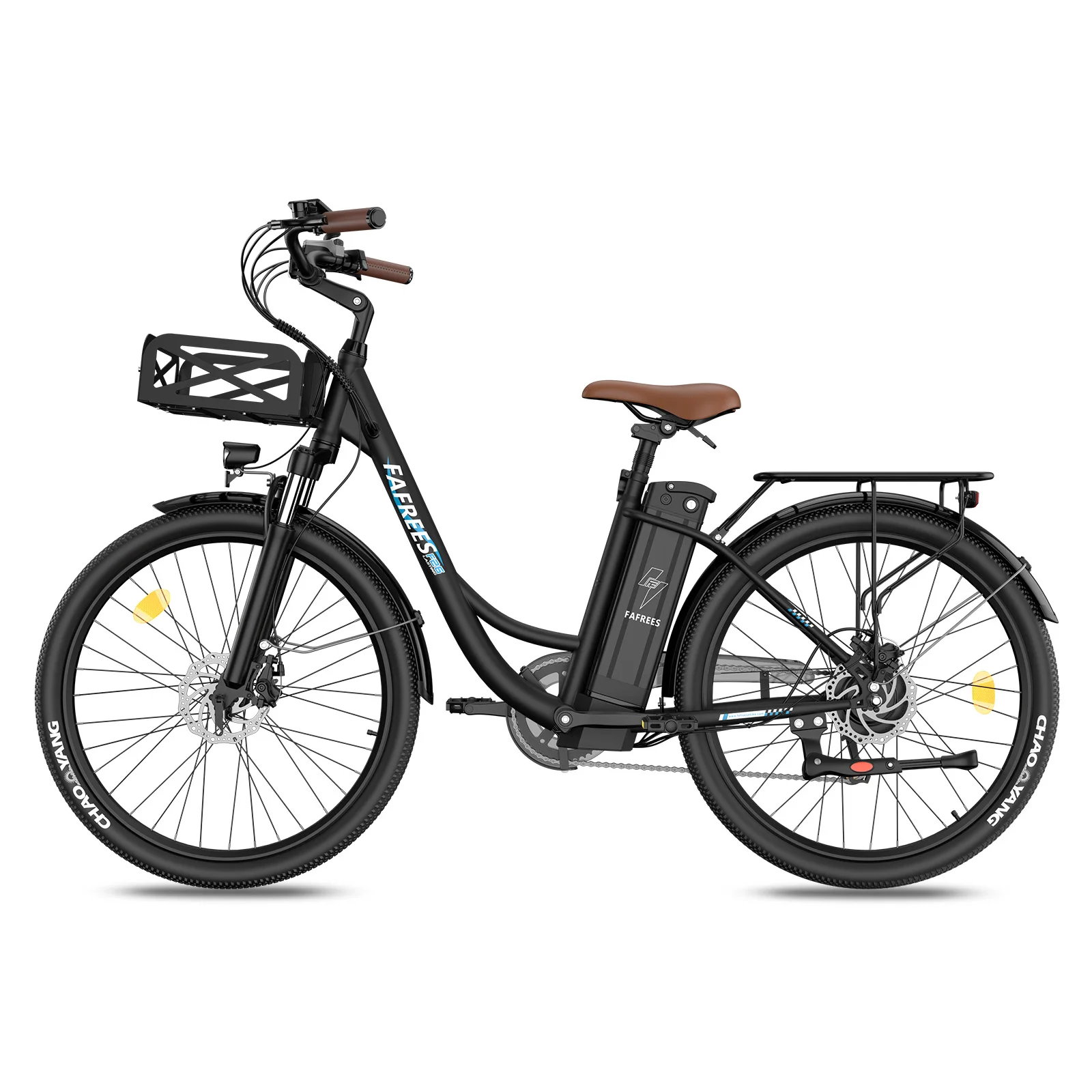 Fafrees F26 Lasting elektrische fiets 26 inch E-bike 250W motor 36V 25Ah uitneembare batterij 25 km/u & 120 km bereik