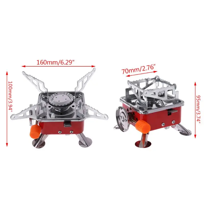 

На открытом воздухе портативная плита бутановая газовая плита для кемпинга, пикника, барбекю
