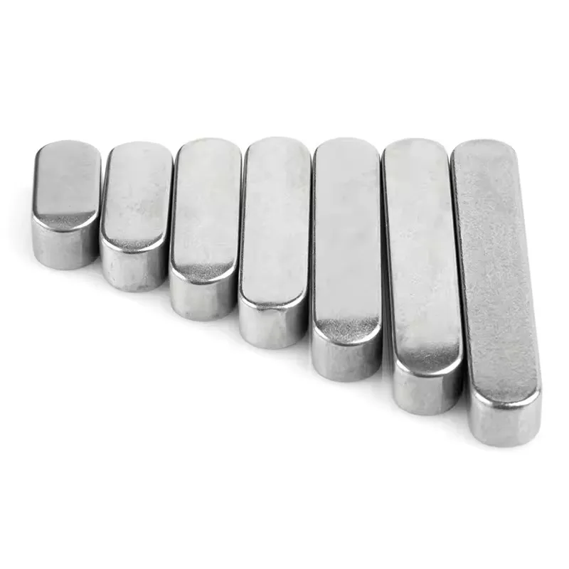 1/2/5/10pc M3 M4 M5 M6 M8 M10 GB1096 304 A2-70 Stainless Steel Rectangle Round End Type A Parallel Flat Key Roll Shaft Dowel Pin