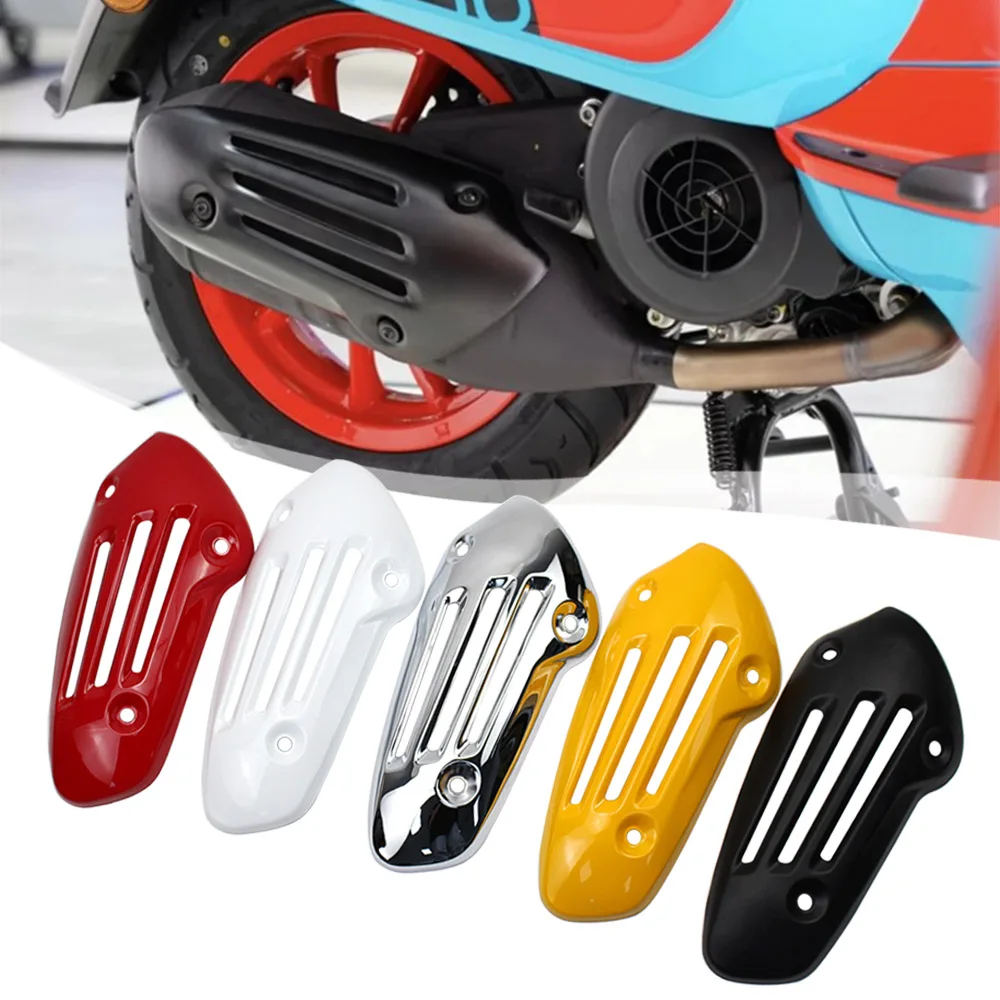 

Подходит для Vespa Spring 150 Sprint 150, Модифицированная черная выхлопная капота, оригинальная затемненная изоляция выхлопной капота автомобиля