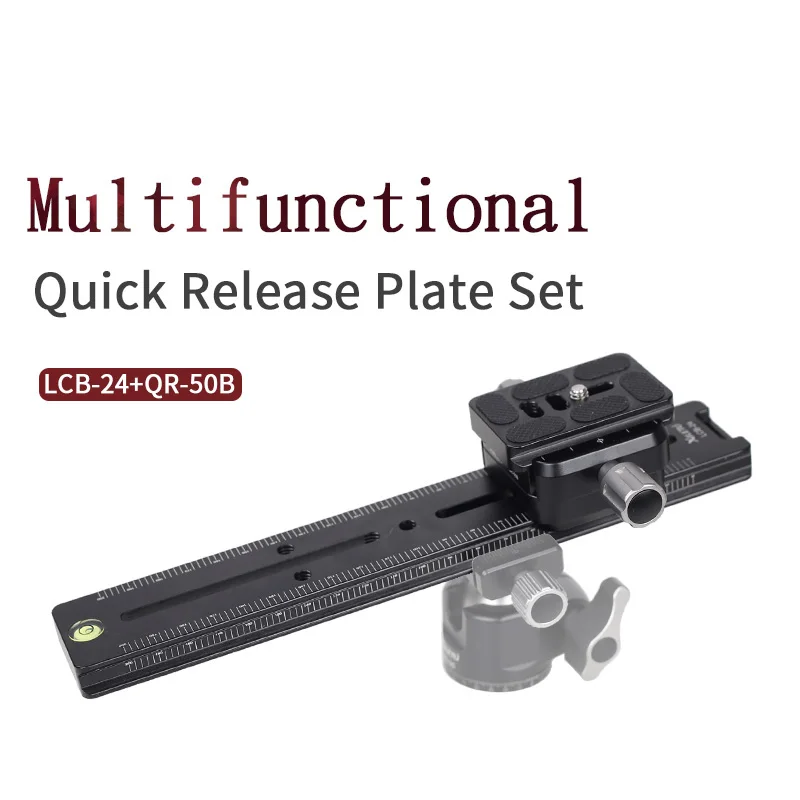 Lengthened Quick Release Plate Kit 240mm Nodal Slide Tripod Rail Multifunctional Universal Track Dolly Slider