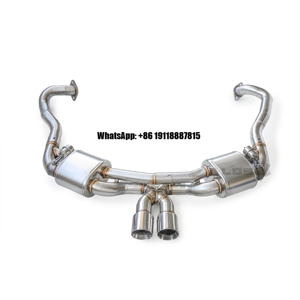 

Valve Tuning Cat Back Exhaust System for Porsche Boxster Cayman (981) 2.7 2012-2016 304 Stainless Steel Exhaust Tail Section