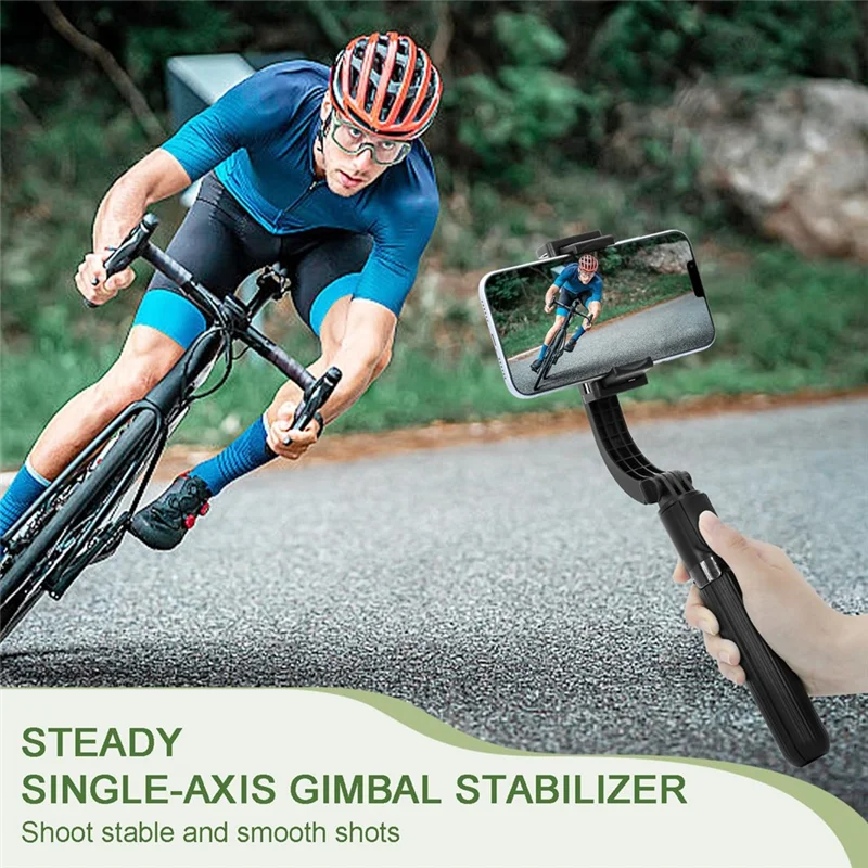 -A15I Selfie Stick 360° Rotation Tripod, Portable Phone Holder, Auto Balance 1-Axis Gimbal Stabilizer For Smartphones