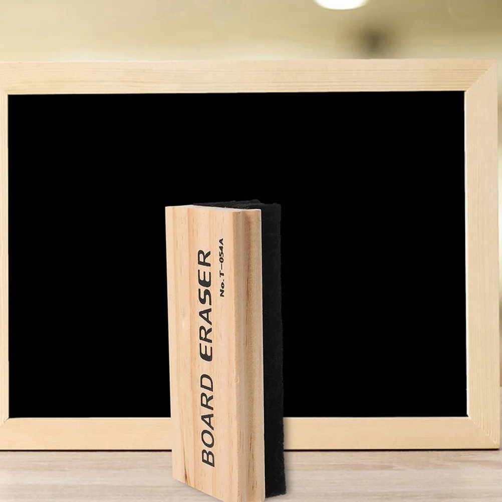 

Wooden Dry Erase Erasers Small Portable Chalkboard Erasers for Office Classroom Whiteboard Cleaning Tools Eraser