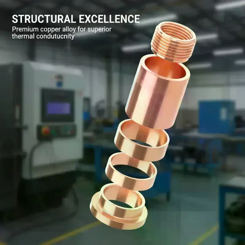 

Лазерные сварочные насадки HRLASER WSX H32 M11, медные сопла для подачи проволоки 1.0/1.2/1.6, направляющие для проволоки, инструменты для K1M A2M HD21