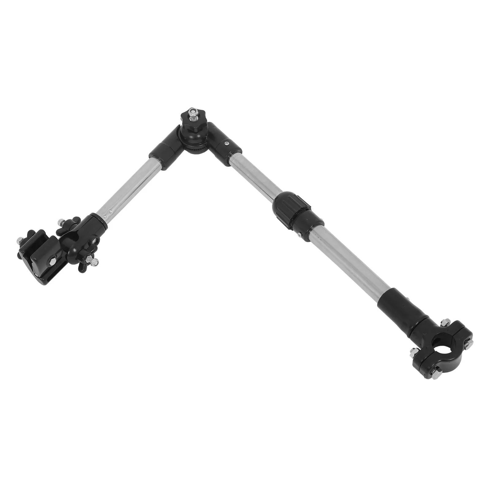 Adjustable Stainless Steel Umbrella Clamp for Stroller Wheelchair Folding Chair Universal 360 Degree Rotating Sun Rain