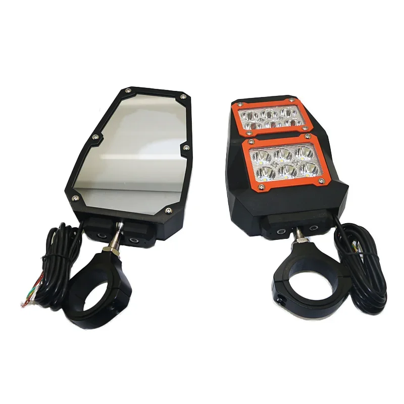 miroir-lateral-de-moto-de-retroviseur-de-commande-numerique-par-ordinateur-de-vue-en-aluminium-avec-l'eclairage-pour-toutes-les-motos