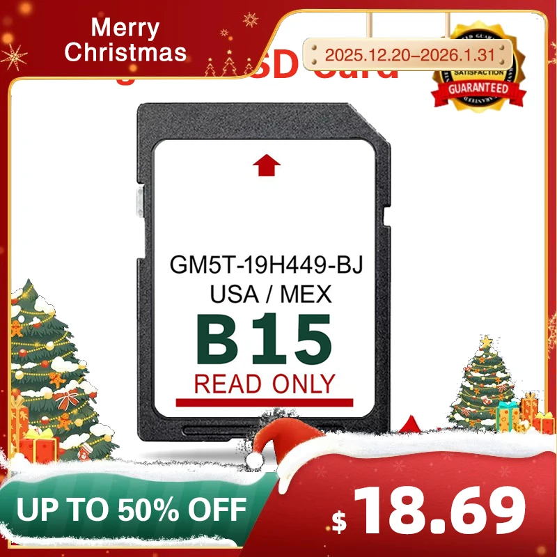 32GB Sd Card for Ford Focus Transit Navigation Map Version15 Data GPS Map USA MEX 2024 Sat Nav