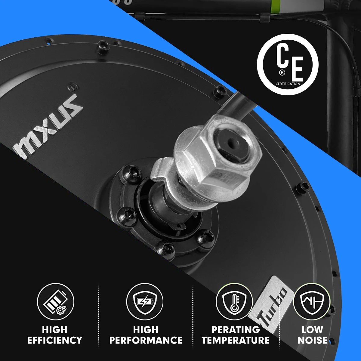 MXUS Electric Bike 72V 3000W M - Ebike Conversion Kit 72V 3000W recension och pris