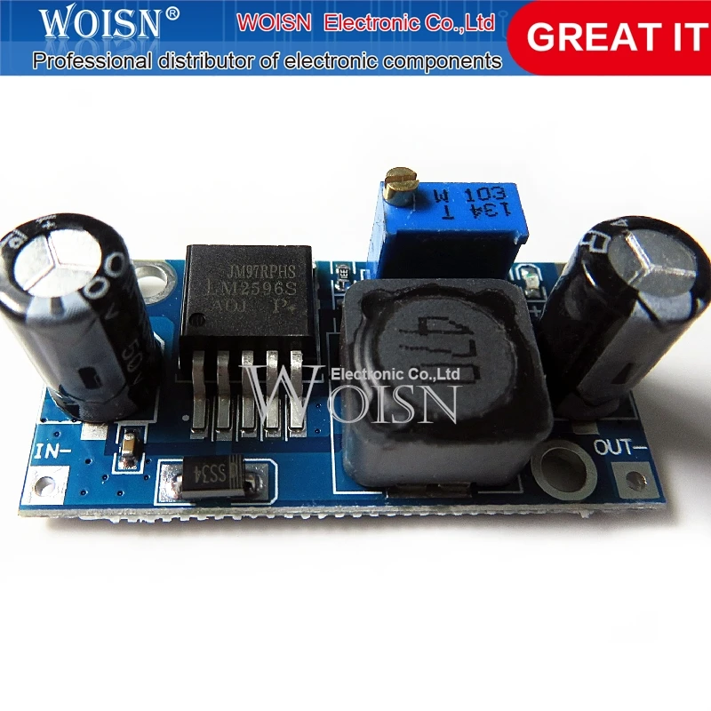 LM2596S-ADJ DCDC понижающий модуль питания 3A регулируемый регулятор напряжения от 24 В до 12 В 5 В 3 В