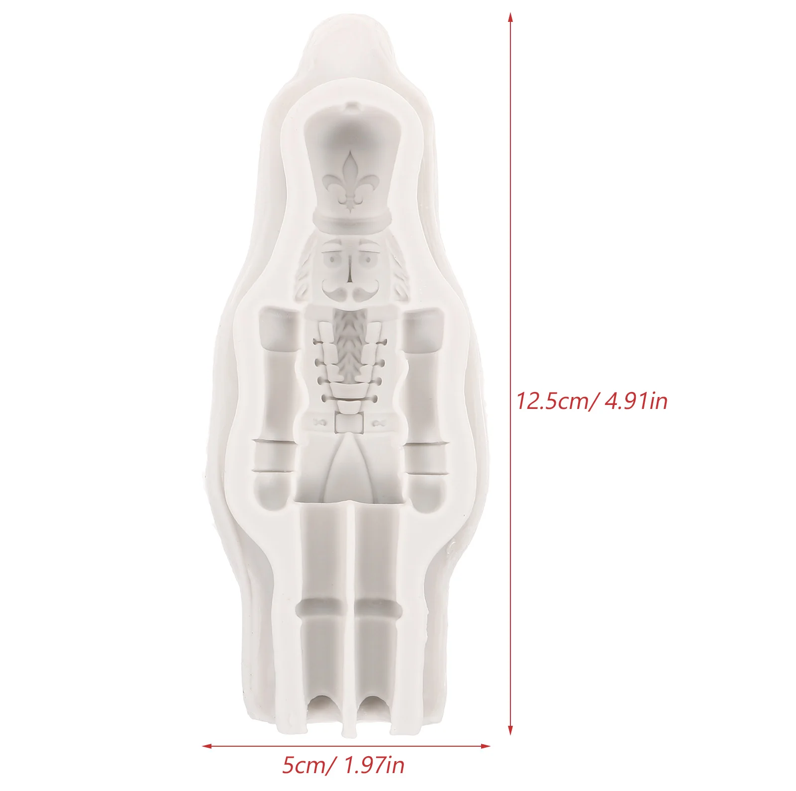 2 قطعة كسارة البندق السيليكون قالب الجندي زينة عيد الميلاد الحرفية Diy بها بنفسك راتنجات الايبوكسي صب أداة لقضاء عطلة صنع المجوهرات الطرف