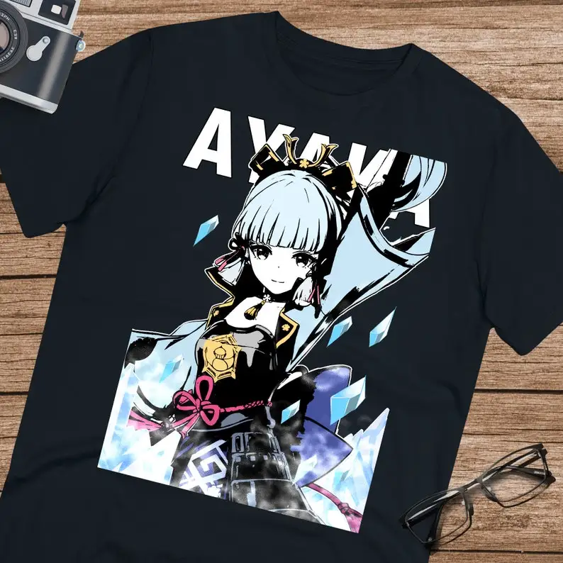 Ayaka Genshin Impact Ayaka Shirt Fan-made Genshin Impact Shirt T-Shirt Unisex Ultra Cotton Tee