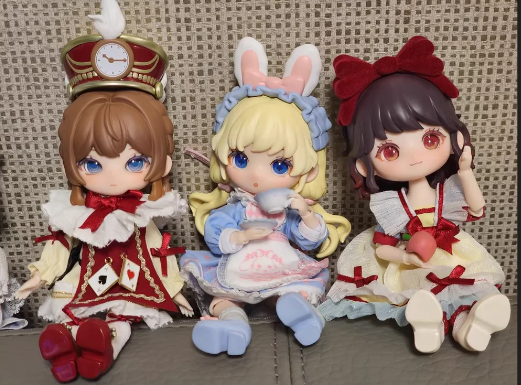 Liroro Seri Rumah Dongeng 12 Titik Bjd Boneka Bersama Kotak Buta Figur Aksi Dapat Digerakkan Patung Kotak Misteri Dekorasi Hadiah Mainan