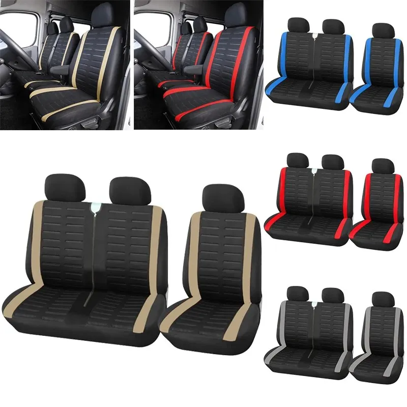 Universal Car Truck 2+1 Car Seat Covers Protective Seat For Peugeot Boxer 250 For Volkswagen T4 For gazelle 3302 For Sprinter 02