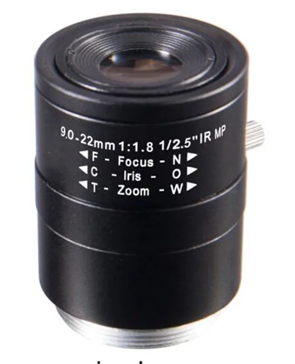 

5MP CS Mount 9-22mm lens F1.8 1/2.5" manual-iris Version lens for Security Market IP CCTV camera SL-0115