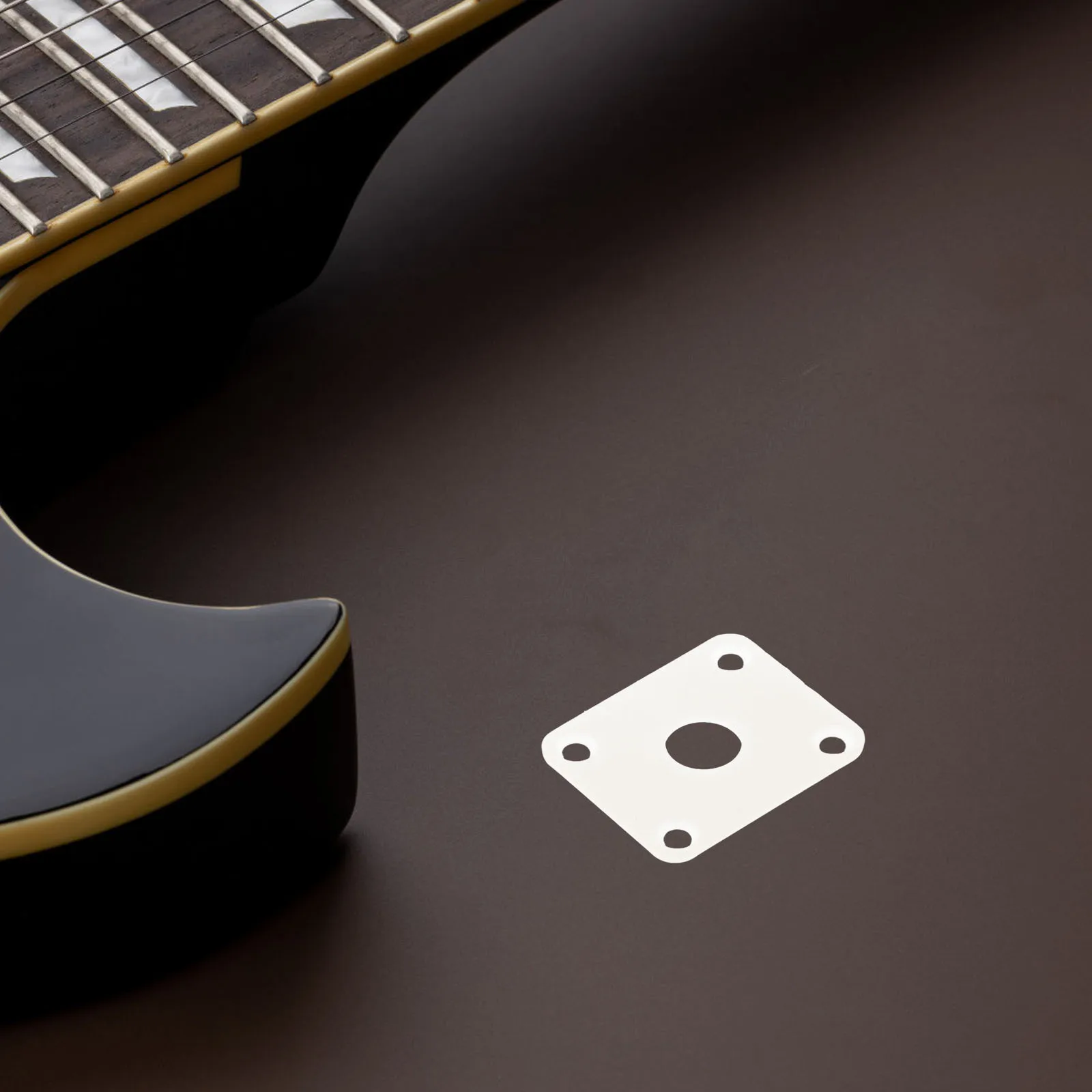 

Replacement Plastic Jack Plate for Electric Guitar Input Output Socket Cover Rectangular Design Bass Jack Mounting Protection