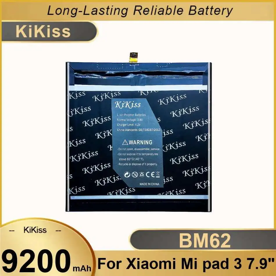

Tablet Battery BM62 9200mAh For Xiaomi MI Pad 3 Mipad 3 miPad3 7.9 Inch MEC91