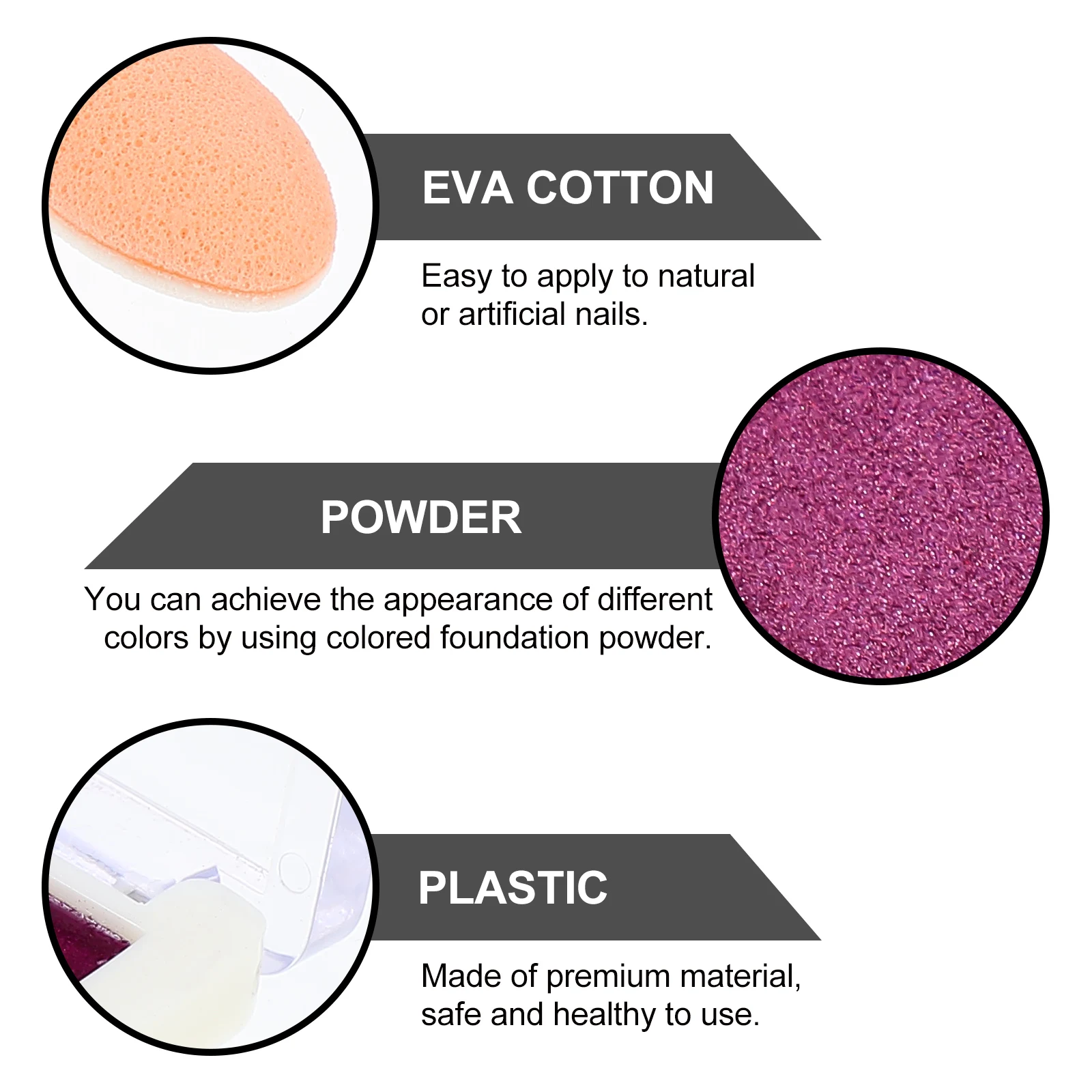 

1Set Solid Mirror Powder Nail Art Crafting Pigment for Natural Artificial Nails Professional Gift Nail Art Powder