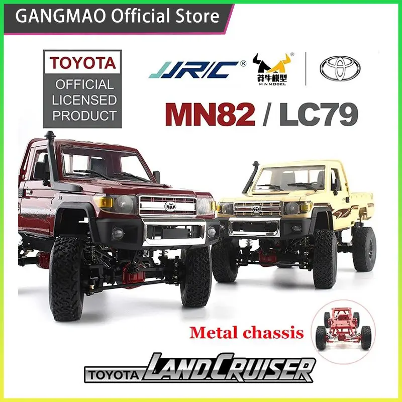 Metal MN82 Remote Controlled Climbing Off-road Vehicle 1:12 Full Scale 4WD for Toyota LC79 Simulation RC Model Children Toy