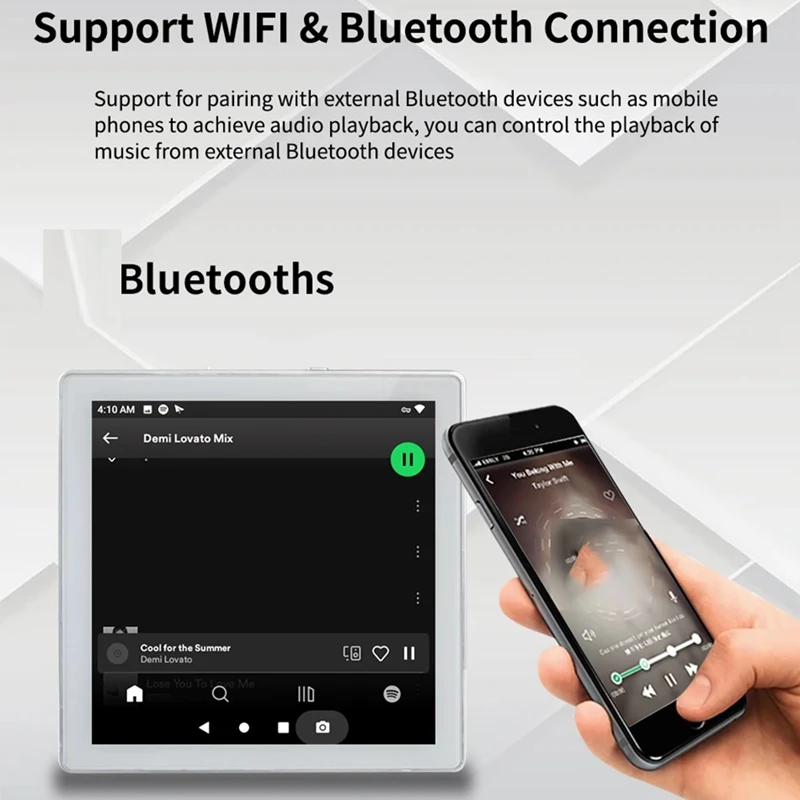 Mini 8 Ohm Android 10.0 System Smart WIFI Bluetooth Stereo Home Theater Background Music Wall Amp