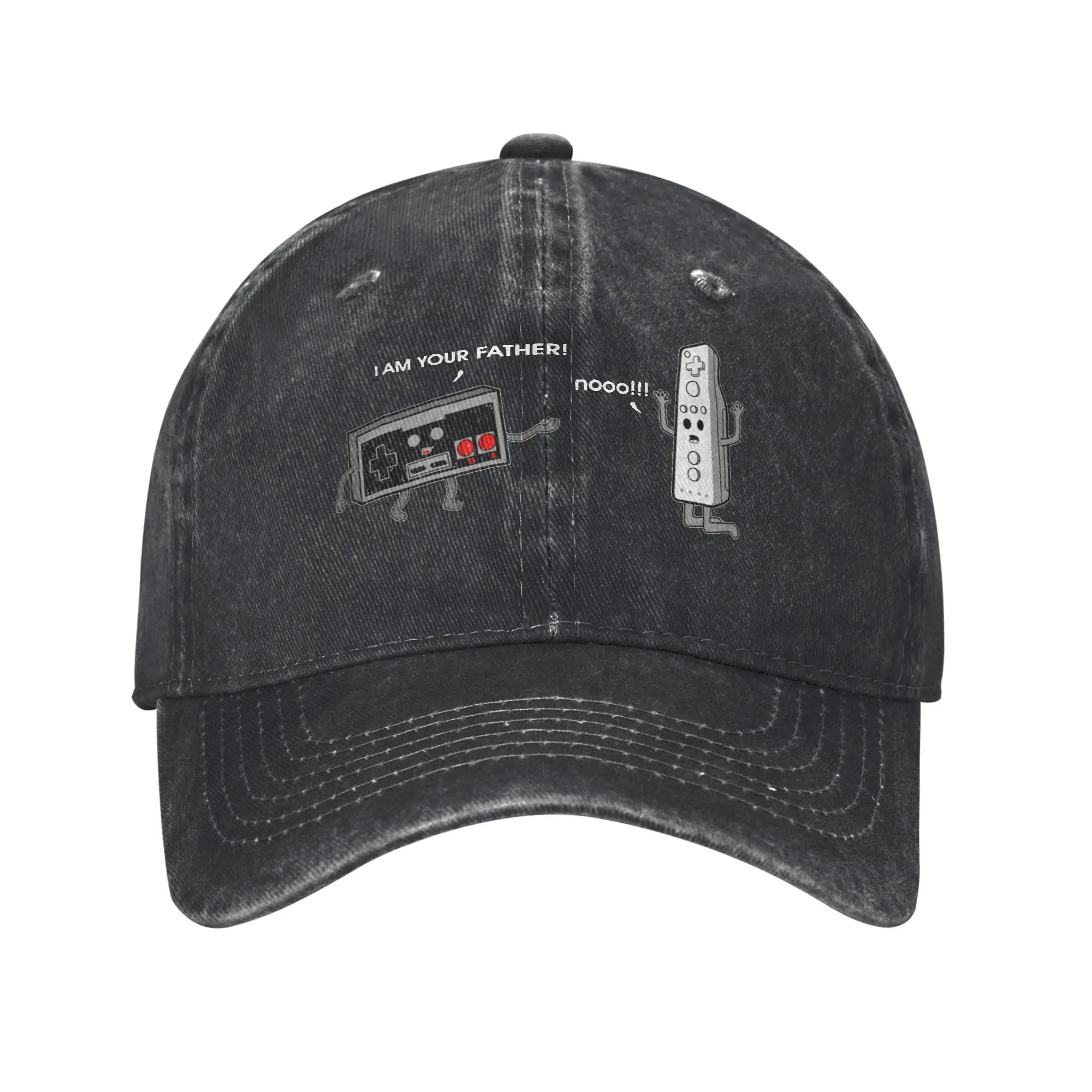I Am Your Father Geek Men Women Baseball Cap  Distressed Washed Caps Hat Vintage Outdoor Summer Unstructured Soft Snapback Cap