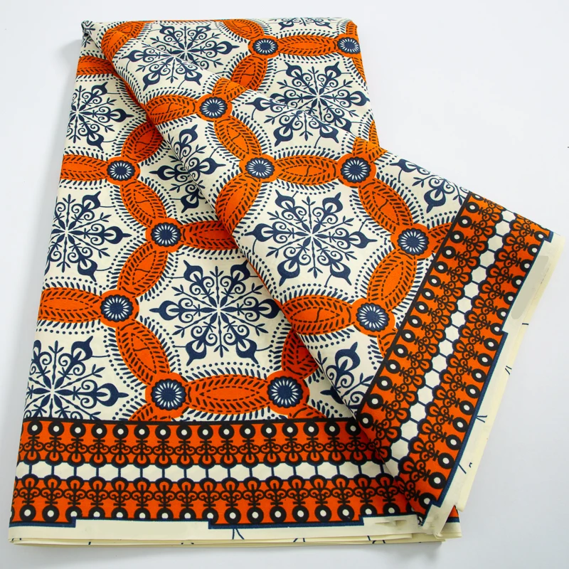 New Guaranteed Veritable 100% Original Real Wax Nigeria Ankara Wax Fabrics Block Prints Batik Dutch High Quality Sewing Cloth