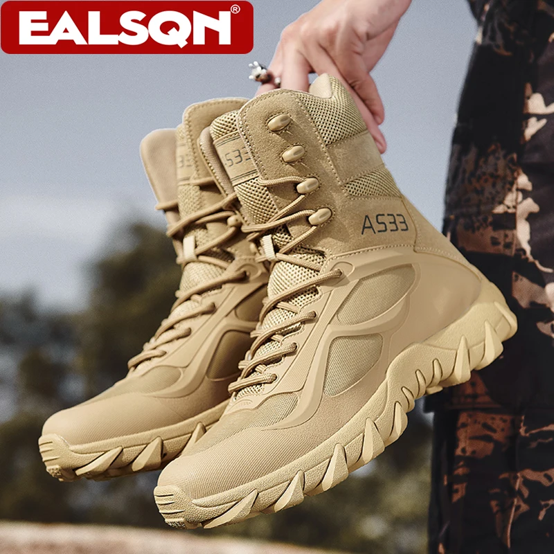 

Мужские военные тактические ботинки, износостойкие, нескользящие, для походов, боевые, уличные ботинки для кемпинга, охоты, работы, большие размеры 39-47