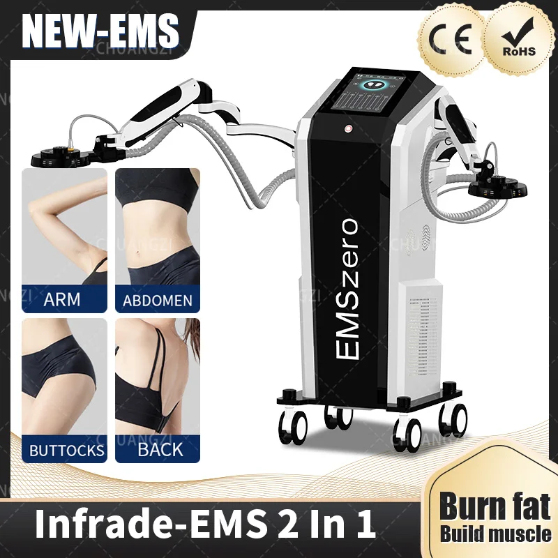 2-in-1 infrared EMZero slimming does not require exercise for weight loss, burns fat to enhance muscle tissue