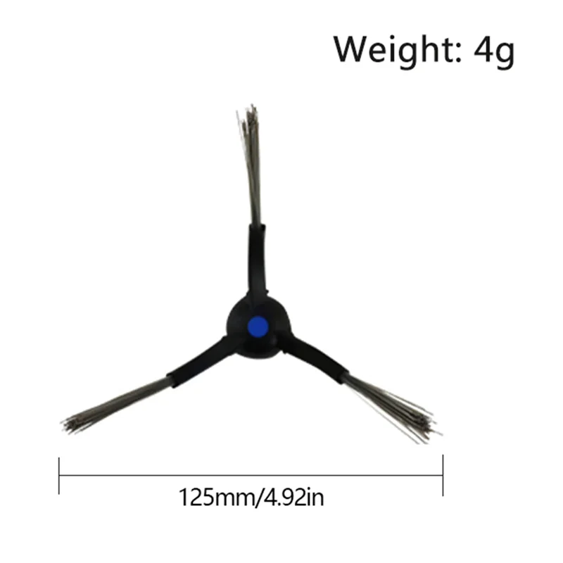 ABRS-For Ecovacs DEEBOT X8 Pro Omni DEX56 فرشاة رئيسية، فرشاة جانبية، قطع غيار فلتر HEPA للمكانس الكهربائية الروبوتية