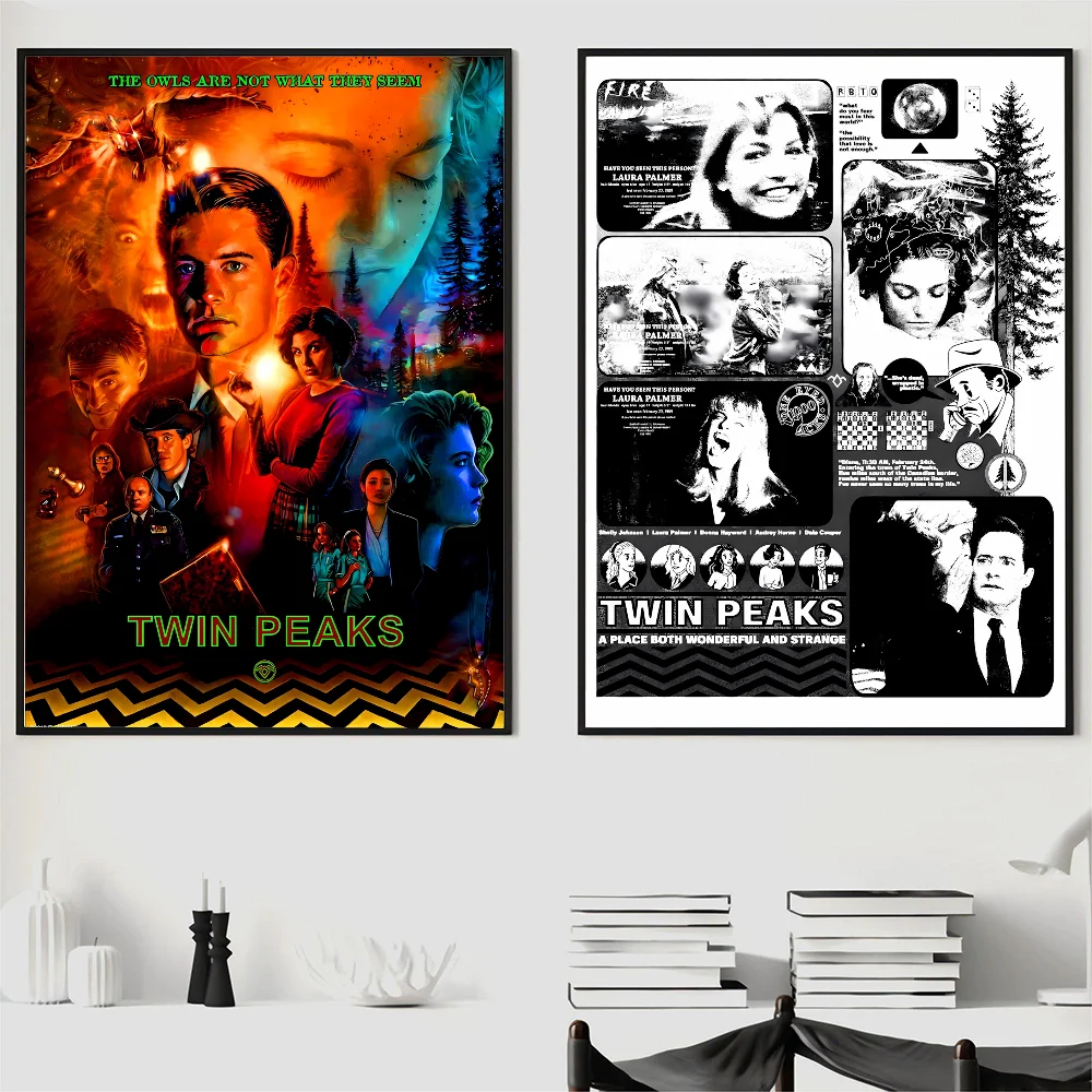 1 قطعة التوأم قمم التلفزيون المشارك المشارك ورقة طباعة غرفة المعيشة المنزلي غرفة نوم مدخل بار مقهى الفن اللوحة الديكور