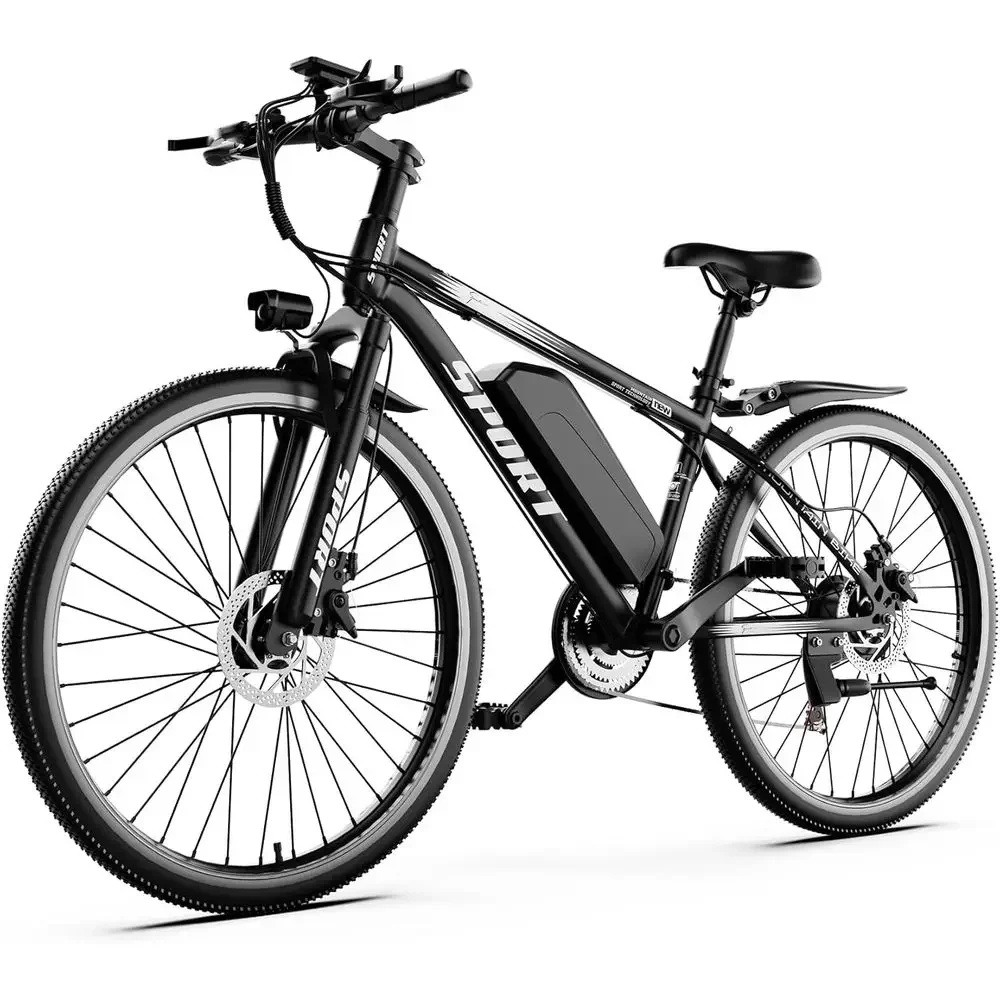 

1500W Peak Power Mountain E-Bike: 28 MPH, 65-Mile Range, 7-Speed, 48V 10Ah Removable Battery, 26 Wheels for Adventure or Commute