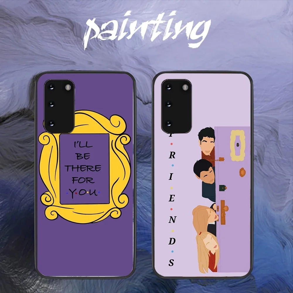 F-Friends TV Show Purple Door Phone Case For Samsung S 9 10 20 21 22 23 30 23 24 Plus Lite Ultra FE S10lite Fundas