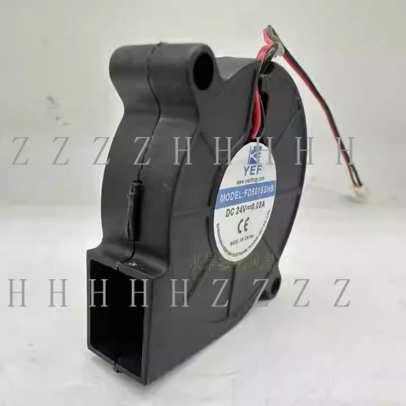 

Z 1PCS YEF FD5015SHB DC24V 0.09A 50*15MM 2-Wire Turbo Blower Cooling Fan