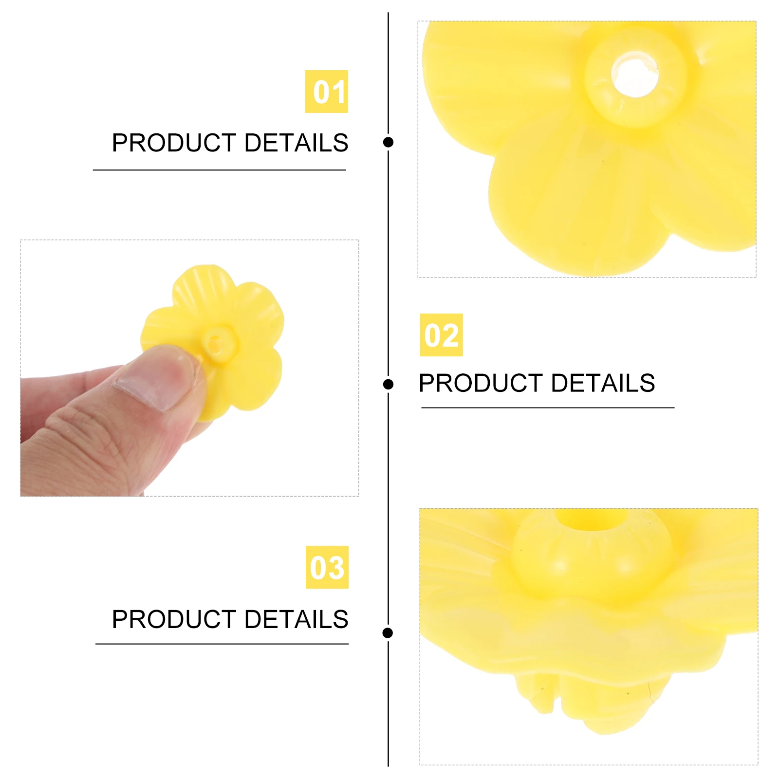 

18Pcs Hummingbird Feeder Bird Feeding Tool Flower Shape Plastic Food Water Dispenser Supplies Bird Water Feeder Flowers