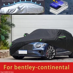 For bentley continental fit Outdoor Protection Full Car Covers Snow Cover Sunshade Waterproof Dustproof Exterior black car cover