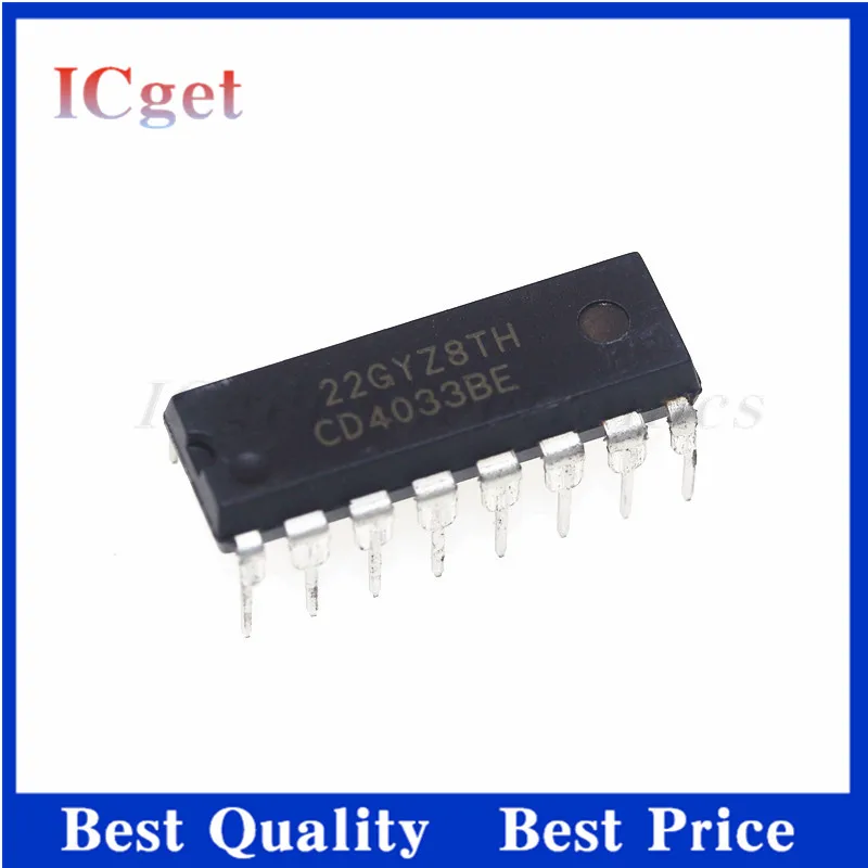 10 قطعة جديد CD4028BE CD4030BE CD4033BE BD DIP رقاقة المنطق الإدراج المباشر