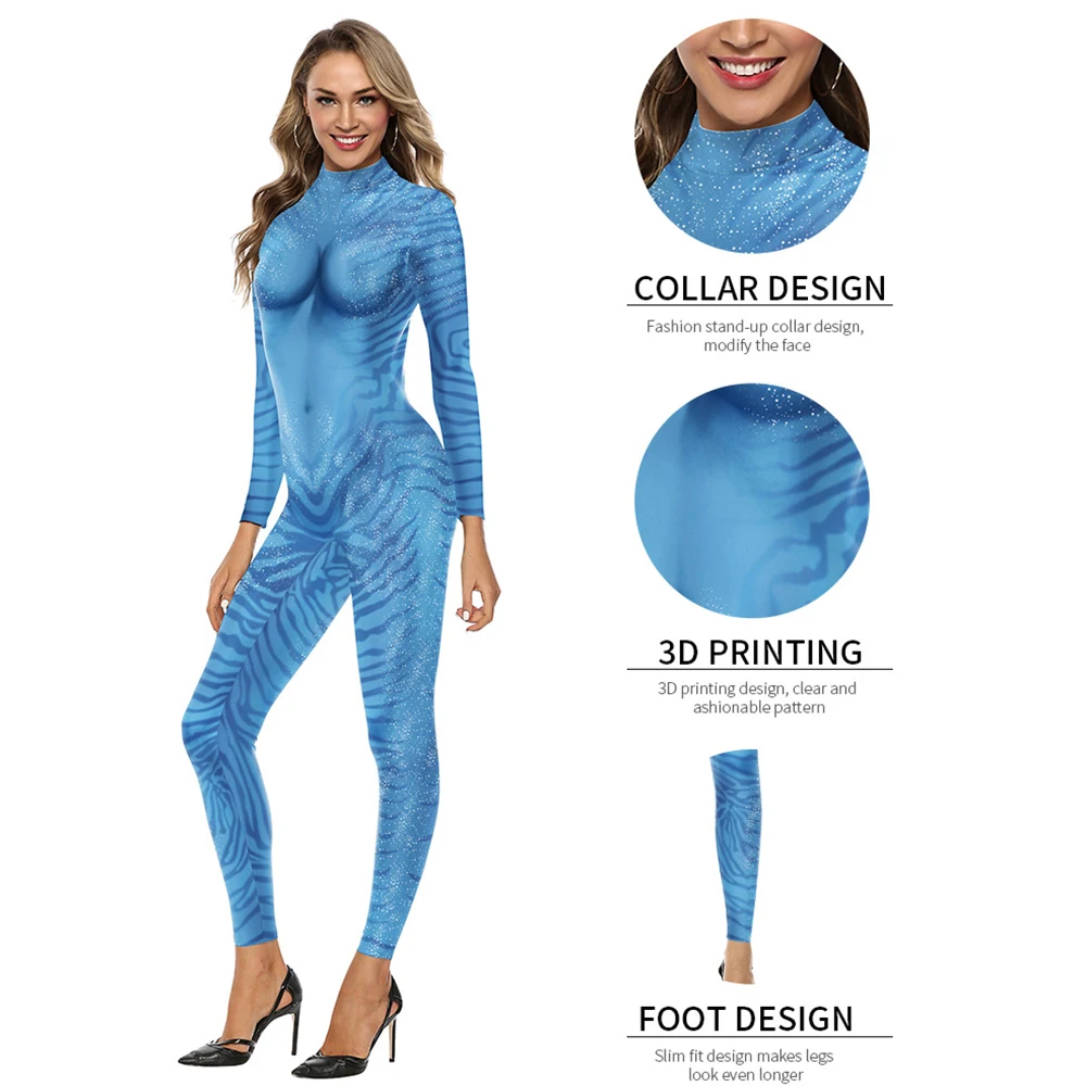 Avatar Costumes for Women and Men Kids Baby Boy Girl Halloween and Christmas Sexy Bodysuit Cosplay Movie the Way of Water Adult